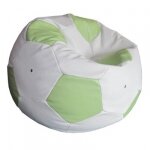 Кресло мяч бело-зеленый
