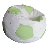 Кресло мяч бело-зеленый